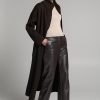 Women's Belted Cardigan Wool Long Coat With Pockets
