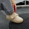 Beige Suede Anatomic Winter Boots Fur Lined Warm
